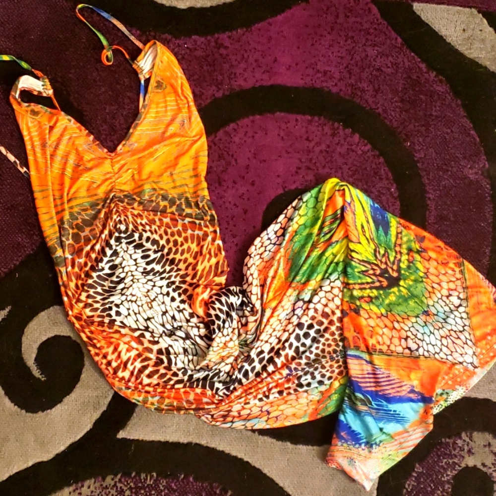 Tropical beach dress